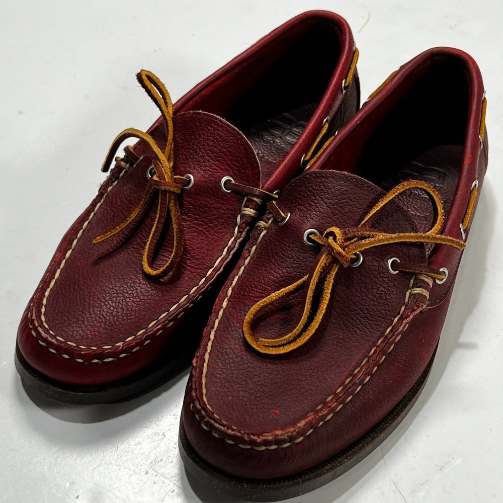 Allen Edmonds Northland Slip-On Mens Loafers Boat Shoes 9.5 D Red